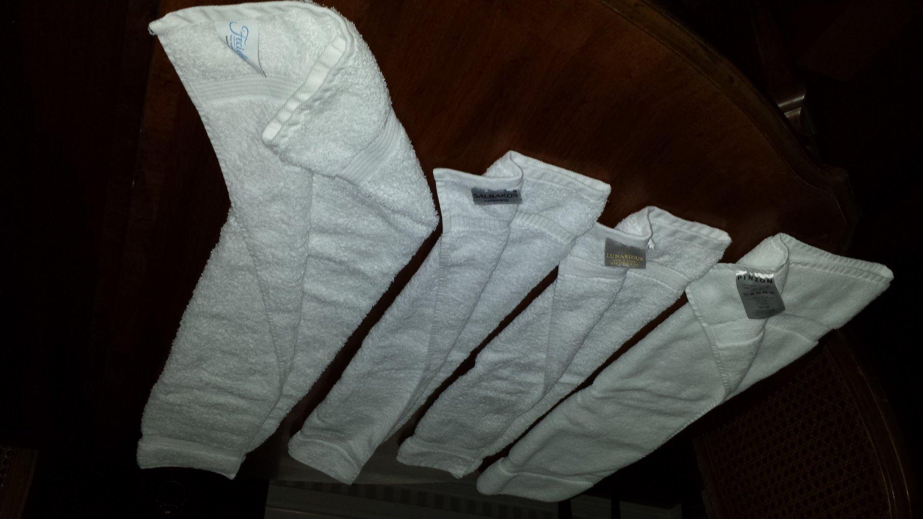 SALBAKOS 100% Turkish Cotton 6-Piece Towel Set | Heirloom Quality Hotel & Spa Collection | Soft, Super Absorbent 2 Washcloth, 2 Hand, 2 Bath Towel Sets | Made in Turkey (Aqua, 6 Piece Towel Set) - Customer Photo 1