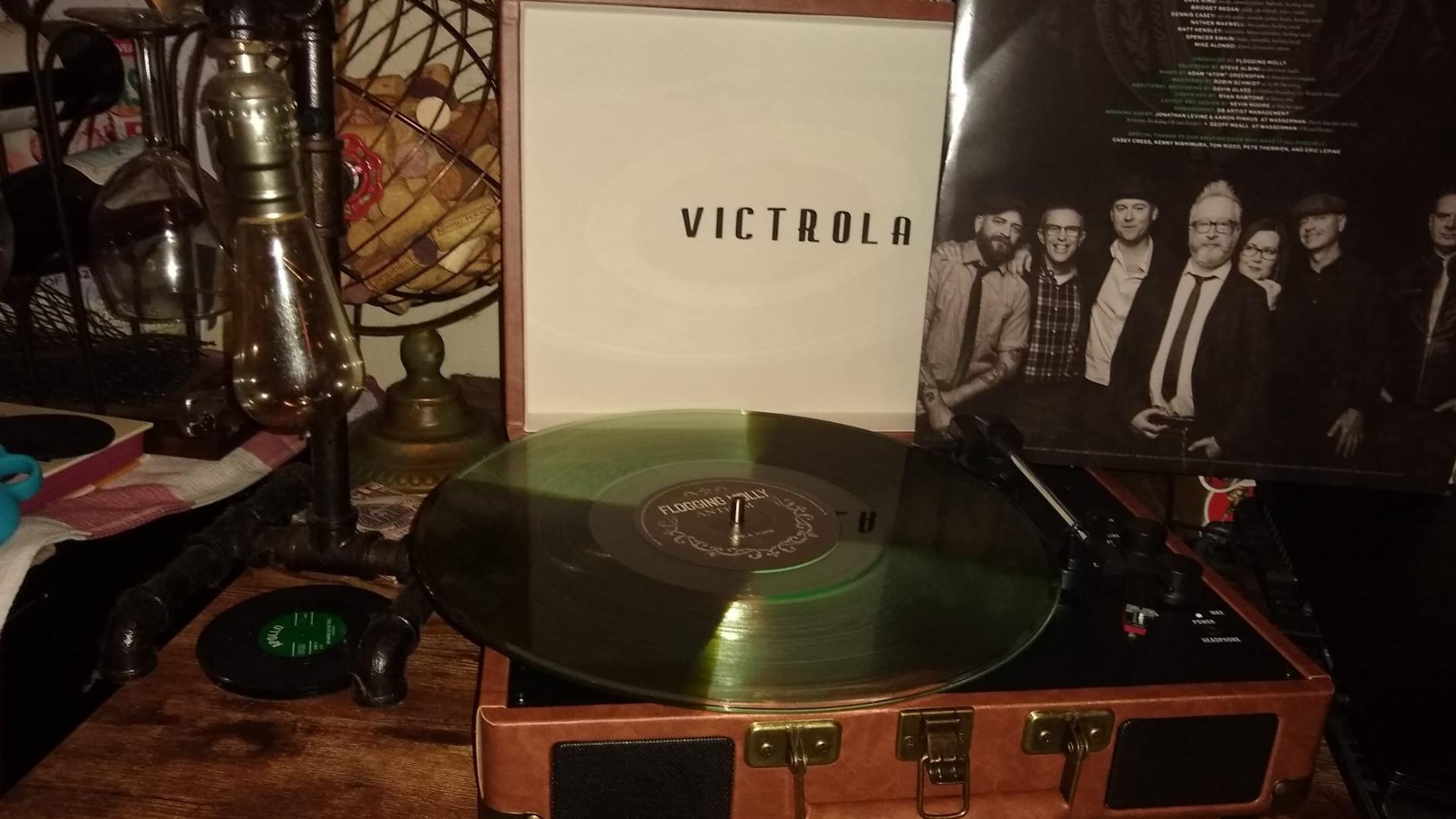 Victrola Journey Bluetooth Portable Suitcase Record Player – with Built-in Speakers, 3 Speed Vinyl Record Player, RCA Out, Headphone Jack (Black) Customer Review Victrola Journey Bluetooth Portable Suitcase Record Player – with Built-in Speakers, 3 Speed Vinyl Record Player, RCA Out, Headphone Jack (Black) - Customer Photo 1