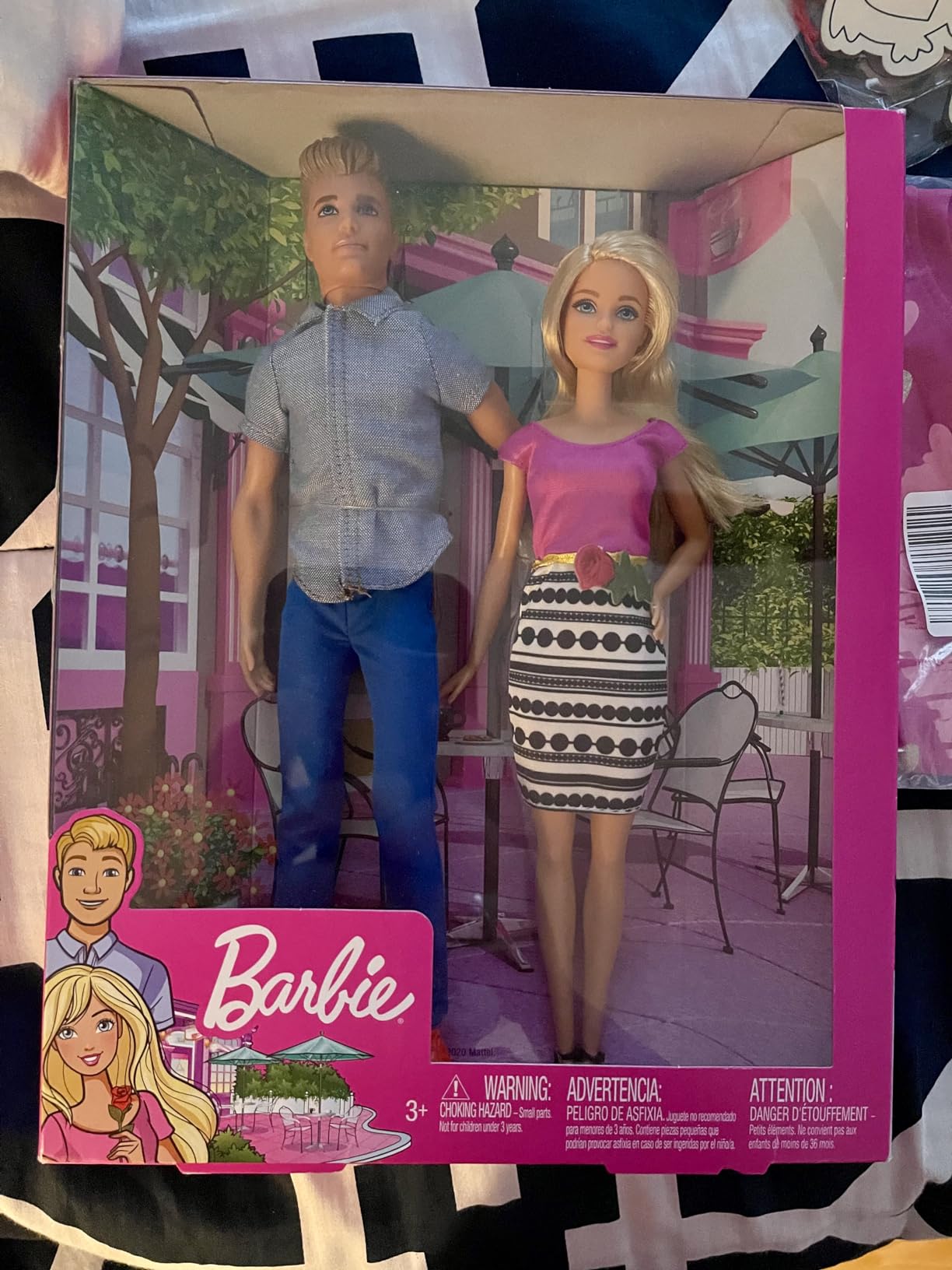 Barbie Dolls, Barbie and Ken Doll 2-Pack Featuring Blonde Hair and Bright Colorful Clothes, Kids Toys and Gifts (Amazon Exclusive) - Customer Photo 1