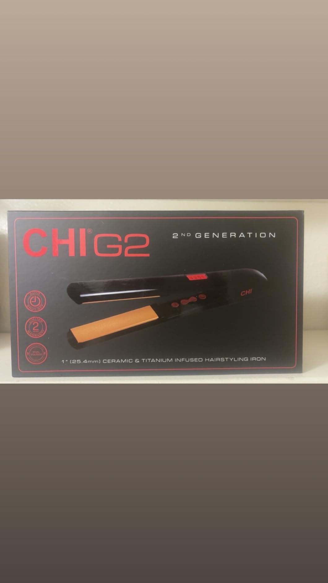 CHI G2 Flat Iron, Hair Straightener For A Smooth Finish, Ceramic Heater For 40 Second Heat Up, Durable Design, 1.25 CHI G2 Flat Iron, Hair Straightener For A Smooth Finish, Ceramic Heater For 40 Second Heat Up, Durable Design, 1.25
