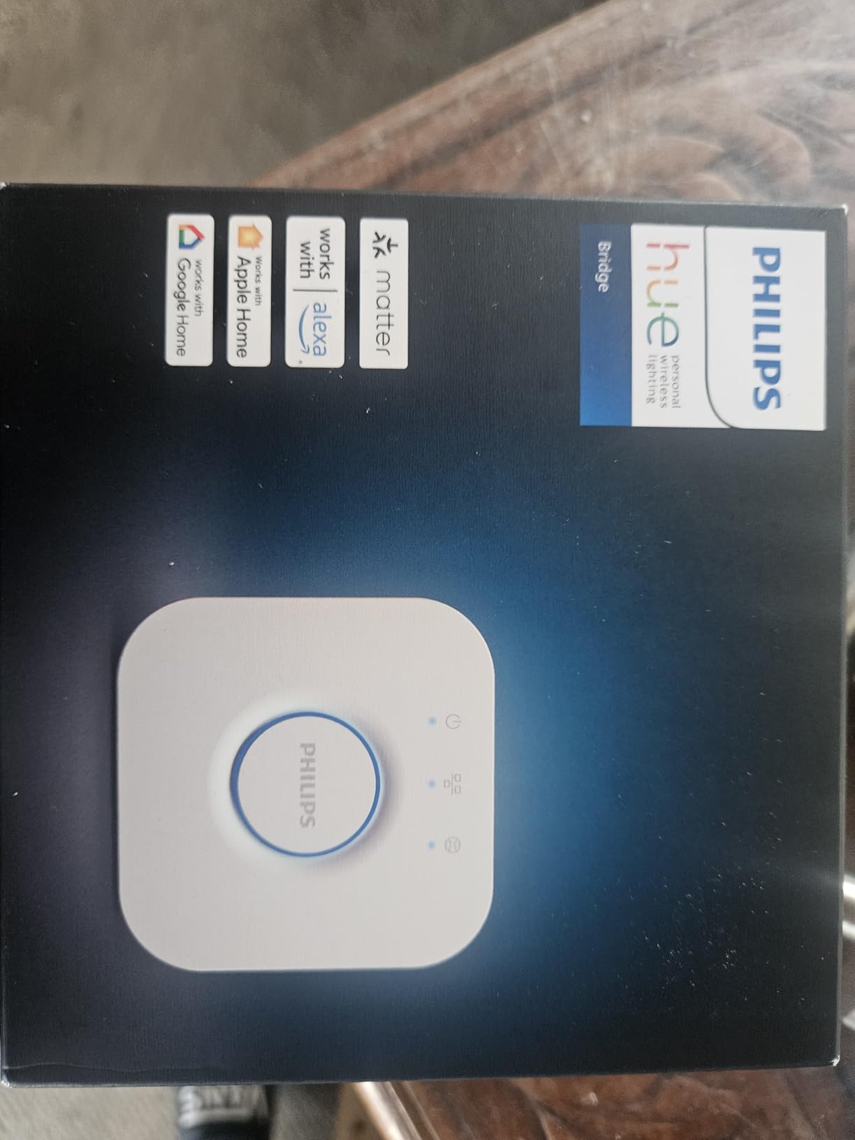 Philips Hue Bridge, Unlock The Full Potential of Hue Bridge System, Multi-Room and Out-of-Home Control, Create Automations and Zones, Smart Lighting Hub, Works with Voice and Matter-Compatible Customer Review Philips Hue Bridge, Unlock The Full Potential of Hue Bridge System, Multi-Room and Out-of-Home Control, Create Automations and Zones, Smart Lighting Hub, Works with Voice and Matter-Compatible - Customer Photo 2