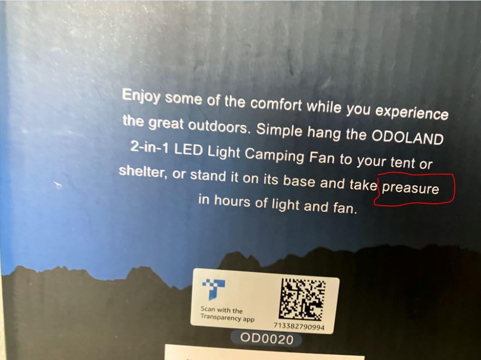 Odoland Portable LED Camping Lantern with Ceiling Fan - Hurricane Emergency - Customer Photo 1