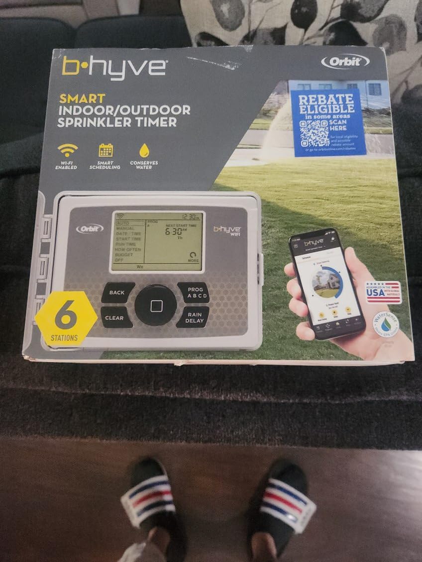 Orbit 57950 B-hyve 12-Zone Smart Indoor/Outdoor Sprinkler Controller - Customer Photo 2