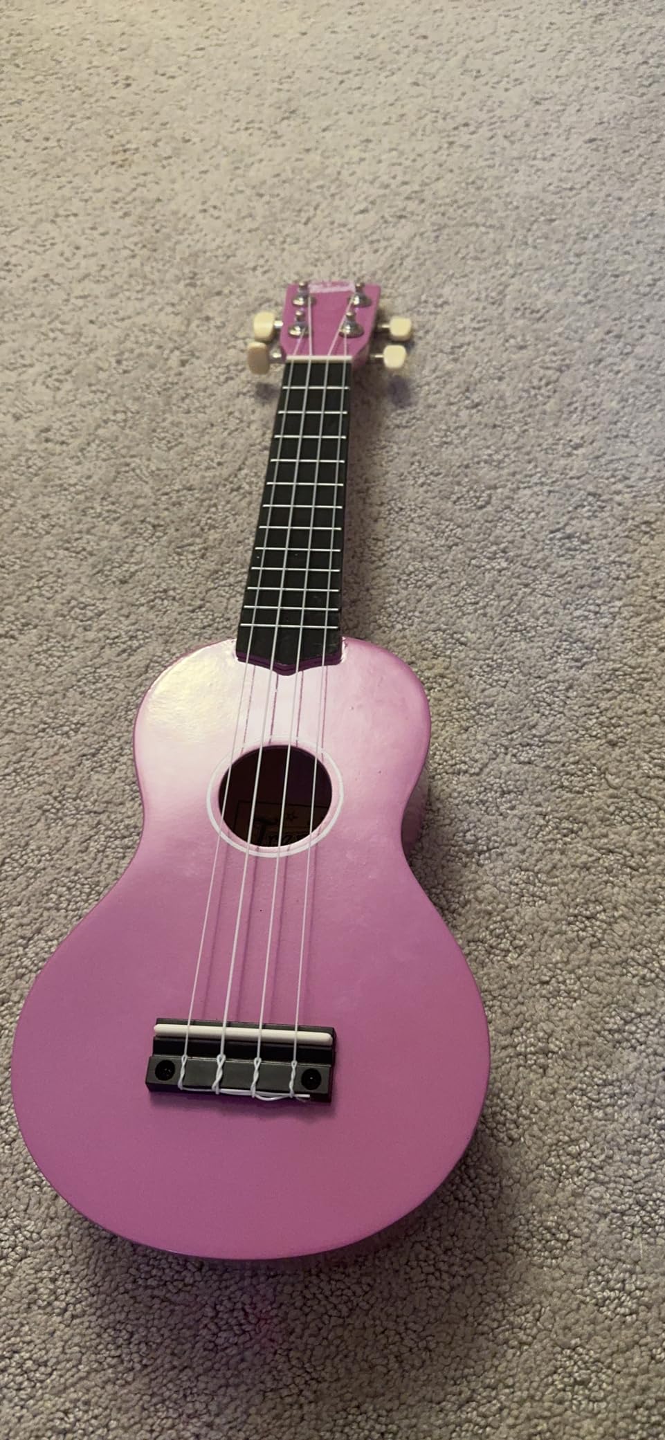 Strong Wind Soprano Ukulele 21 Inch Basswood Ukeleles for Beginners Four Strings Hawaiian Guitar Christmas Ukulele for Adults Teenagers（Light Blue） - Customer Photo 1