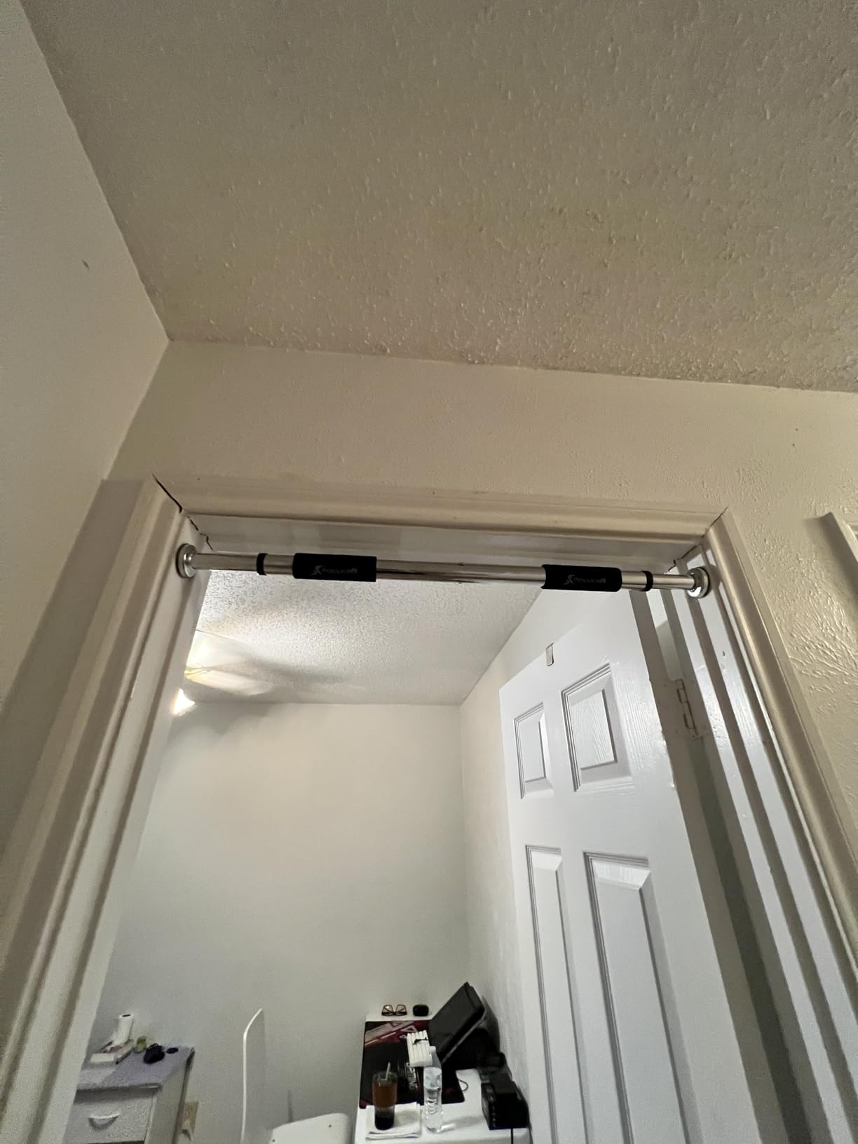 ProsourceFit Pull Up Bar for Multi Use Fitness & Home Gym Exercise - Customer Photo 1