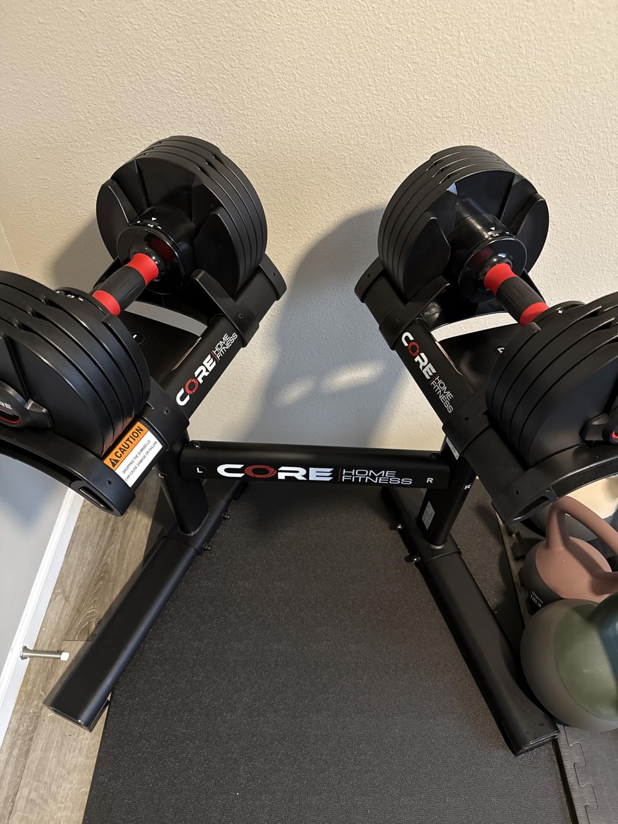 Core Fitness® Adjustable Dumbbell Weight Set by Affordable Dumbbells Customer Review Core Fitness® Adjustable Dumbbell Weight Set by Affordable Dumbbells - Customer Photo 3