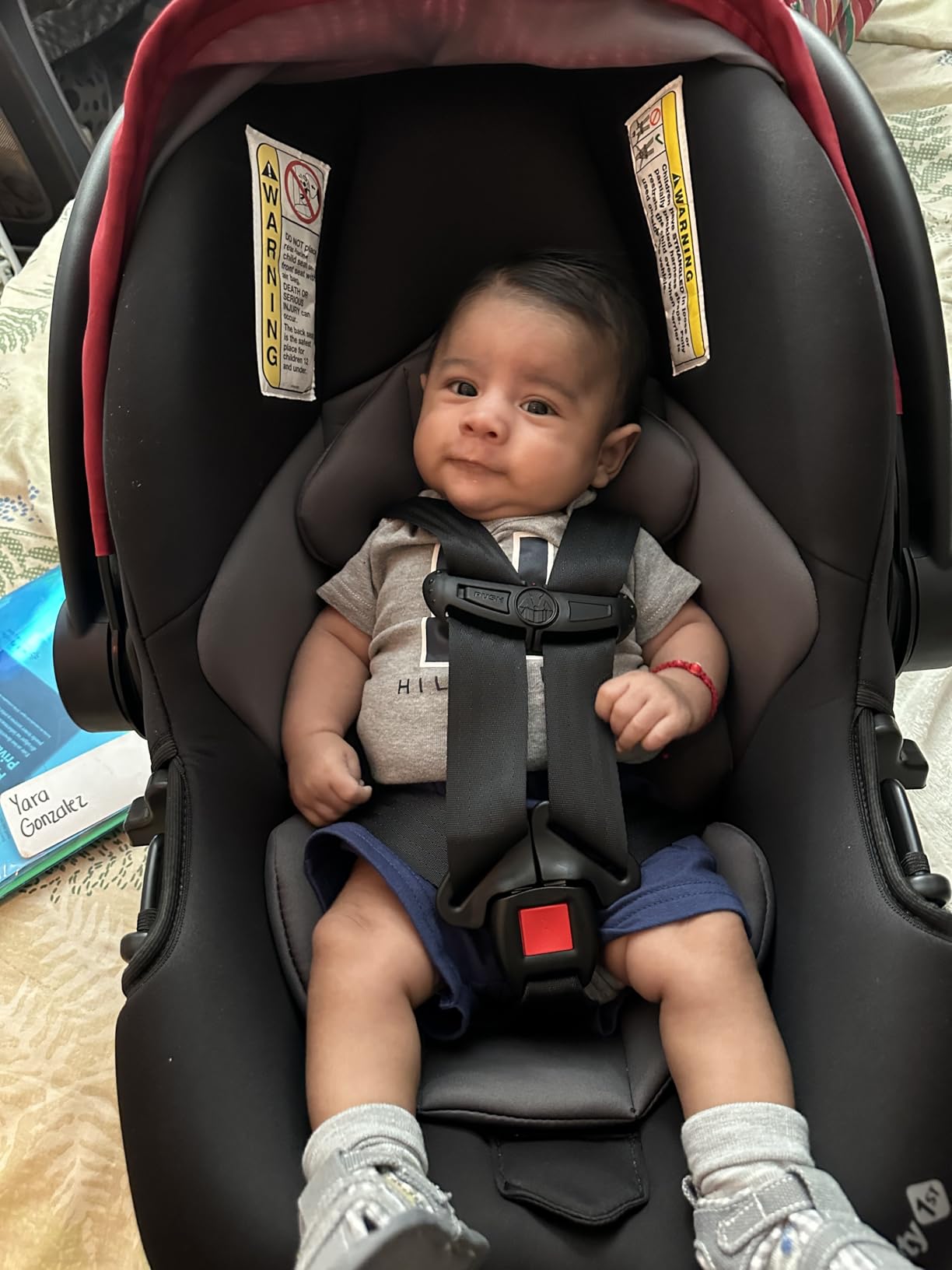 Safety 1st Smooth Ride Travel System Stroller and OnBoard FLX Infant Car Seat, Newborn to Toddler Baby Combo, Easy-Install, Large Canopy, Ample Storage, Foldable, Rear-Facing 4-30 lbs, Monument - Customer Photo 2