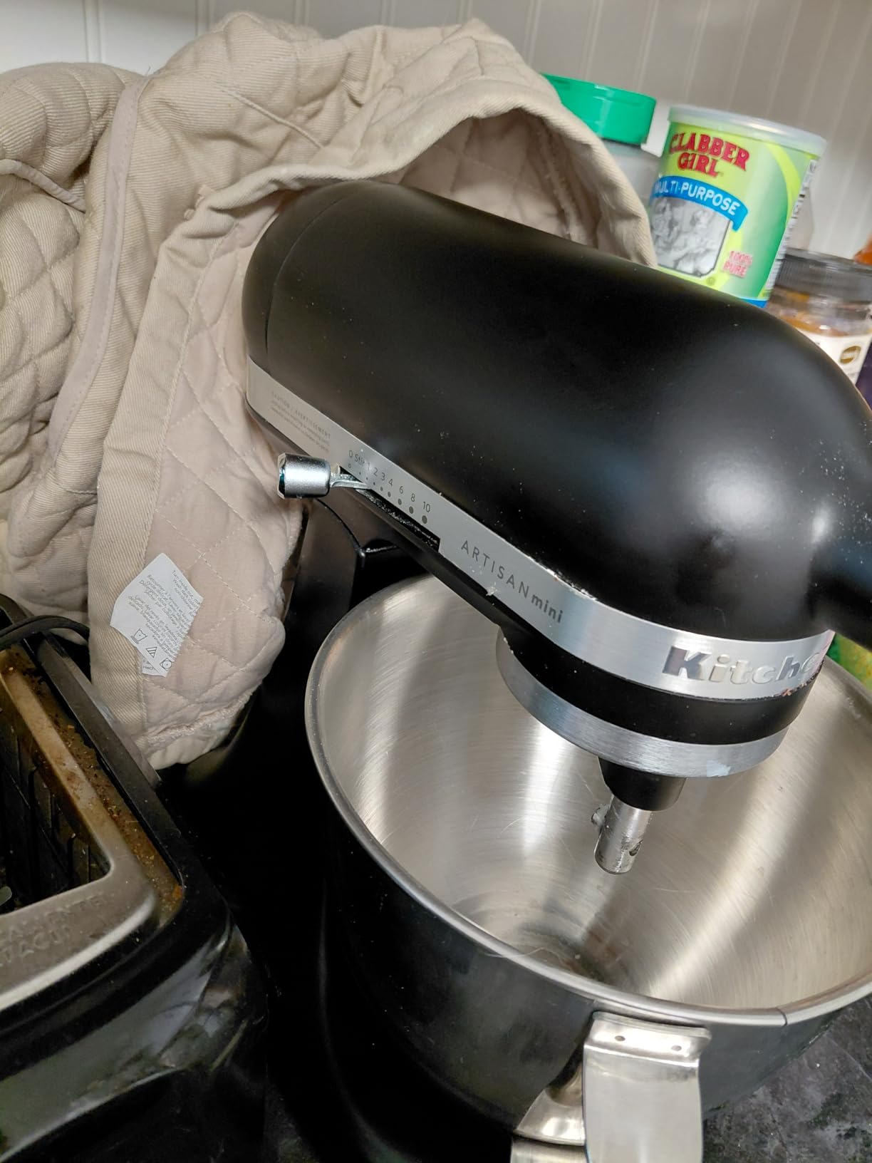 KitchenAid Artisan Mini 3.5 Quart Tilt-Head Stand Mixer - KSM3316X - Candy Apple Red - Customer Photo 5