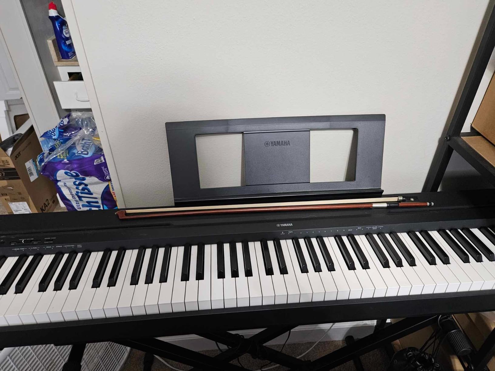 YAMAHA P71 88-Key Weighted Action Digital Piano with Sustain Pedal and Power Supply (Amazon-Exclusive) - Customer Photo 2