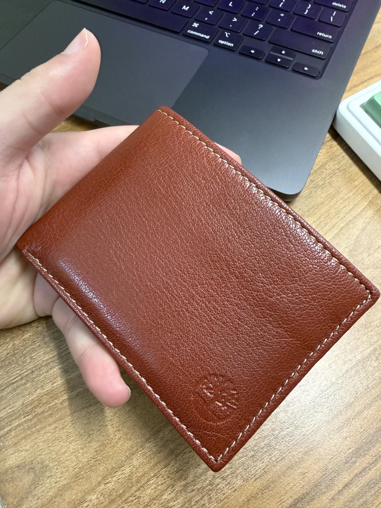 Timberland Men's Genuine Leather Passcase Security RFID Wallet - Customer Photo 2