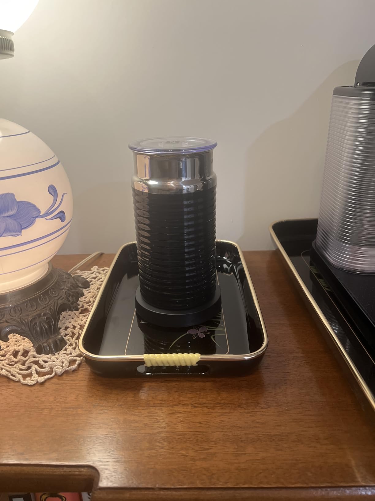 Nespresso Vertuo Coffee and Espresso Maker by Breville, Chrome with Aeroccino Milk Frother - Customer Photo 2