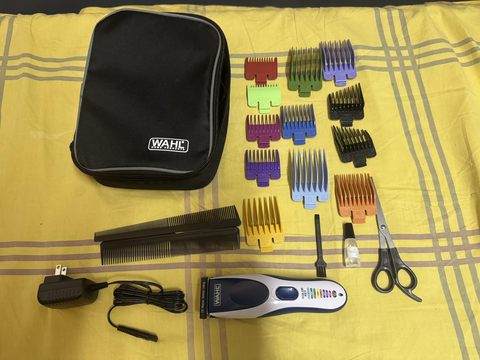 Wahl Color Pro Cordless Rechargeable Hair Clipper & Trimmer – Easy Color-Coded Guide Combs - for Men, Women, & Children – Model 9649P - Customer Photo 2