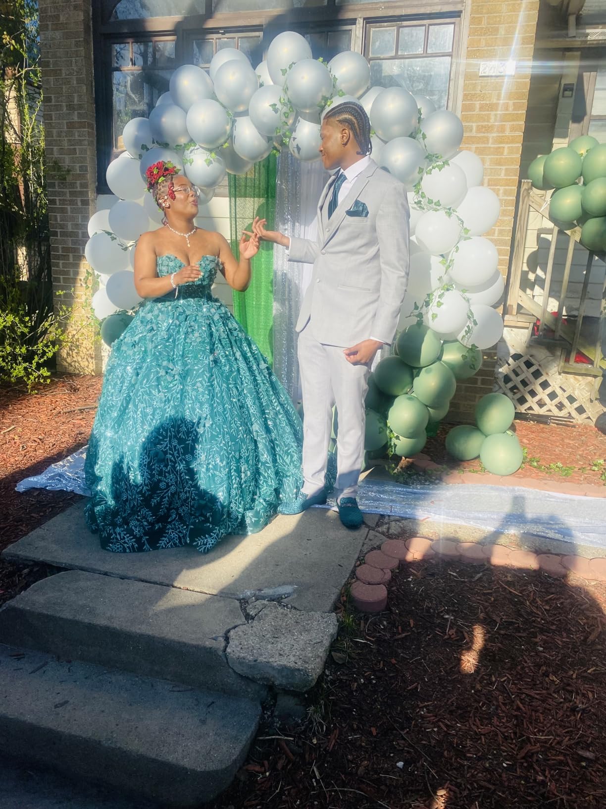 HISDERN Plaid Checkered Tie Handkerchief Woven Classic Formal Men's Necktie & Pocket Square Set - Customer Photo 2