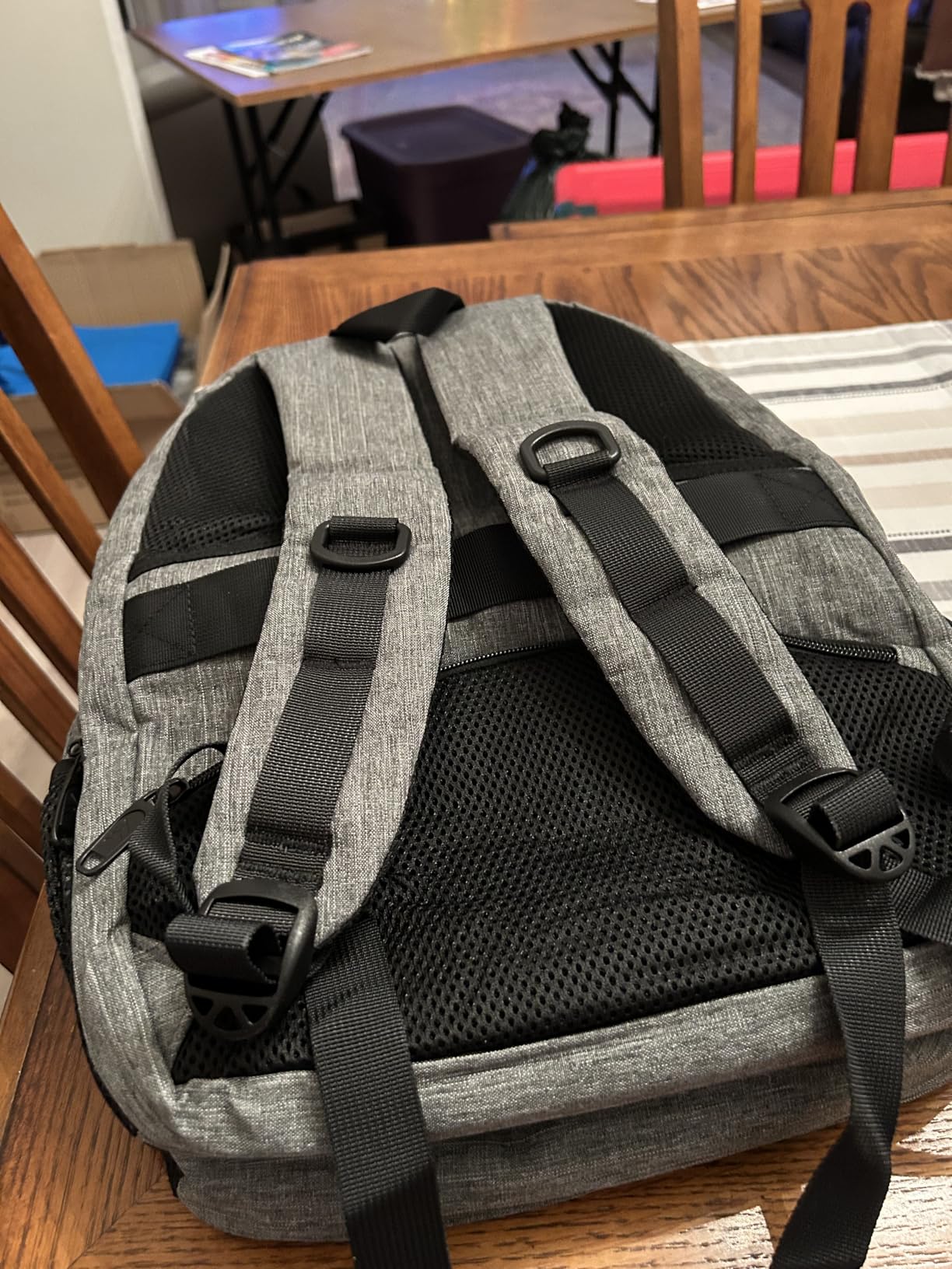 MATEIN Travel Laptop Backpack, Business Anti Theft Slim Sturdy Laptops Backpack Personal Item Bag, Water Resistant College School Computer Bag Gift for Men & Women Fits 15.6 Inch Notebook, Grey customer photo 2