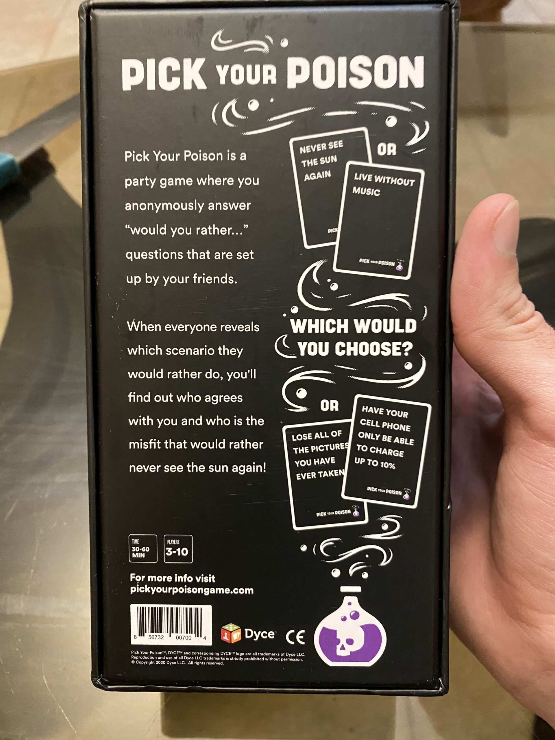 Pick Your Poison Party Game - The 