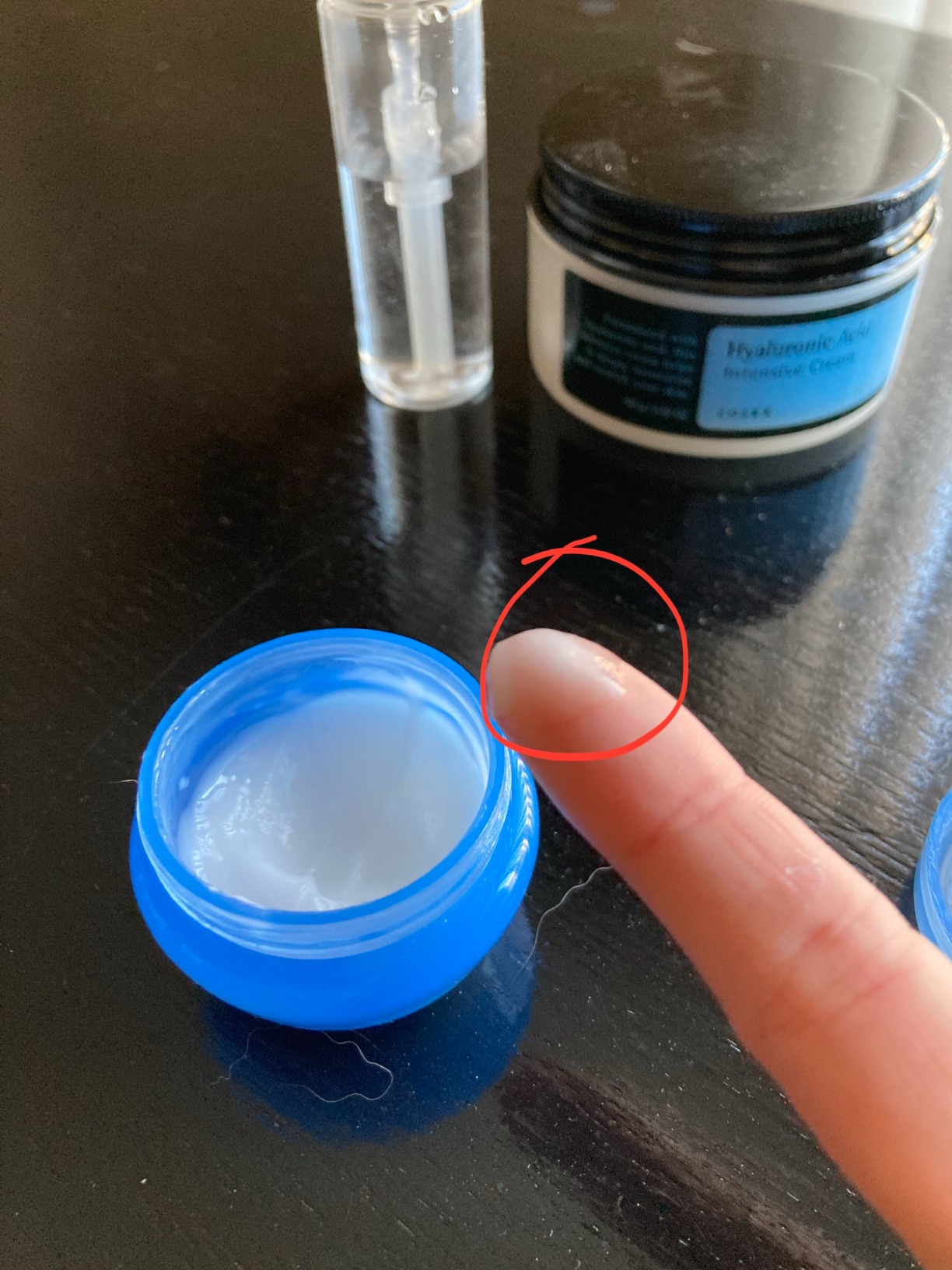 COSRX Hyaluronic Acid Moisturizing Cream, Long-lasting Hydration, Rich Moisturizer for Sensitive Skin 3.52 oz / 100g, Korean Skin Care, Stocking Stuffs, Animal Testing Free, Parabens Free - Customer Photo 1