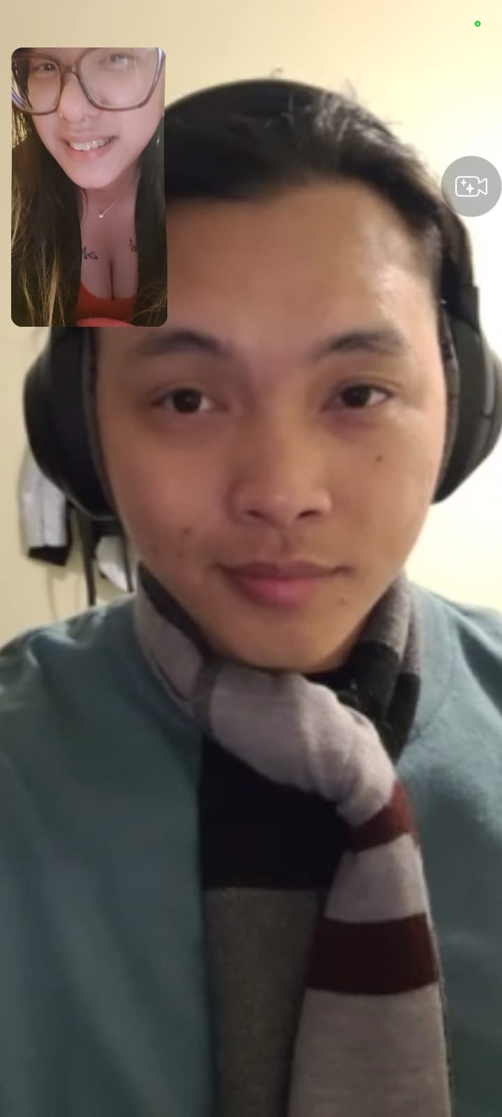 RIONA Men's Winter Cashmere Feel Australian Wool Soft Warm Knitted Scarf - Customer Photo 1