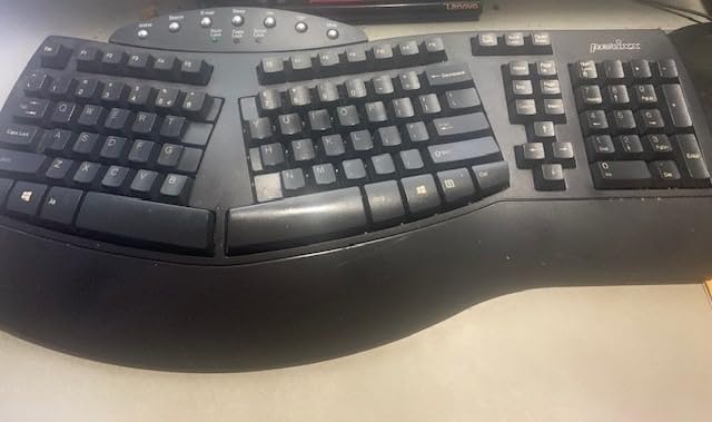 Perixx PERIBOARD-512B Wired Ergonomic Keyboard - Split Keyboard, Wrist Rest, Natural Typing - Wired USB Connectivity - US English - Black - Customer Photo 2