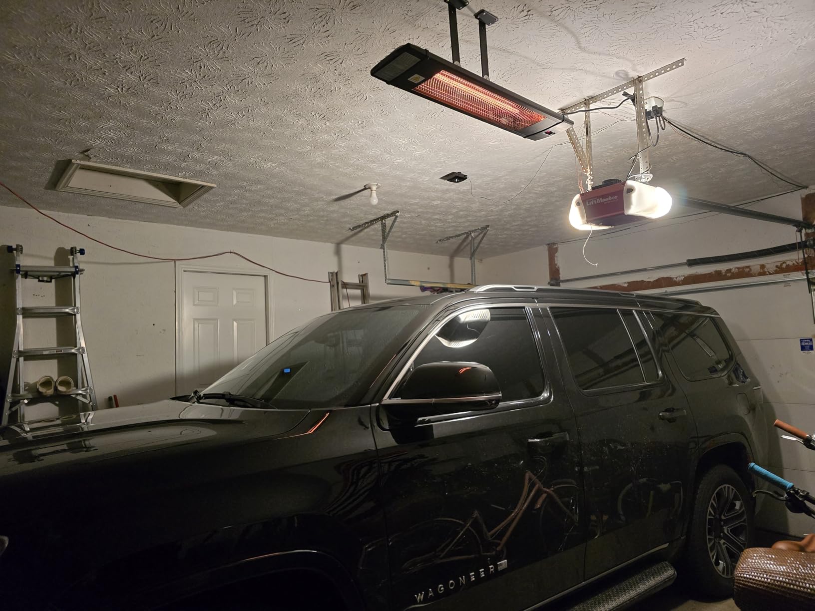 Dr Infrared Heater DR-238 Carbon Infrared Outdoor Heater for Restaurant, Patio, Backyard, Garage, and Decks, Standard, Black - Customer Photo 2