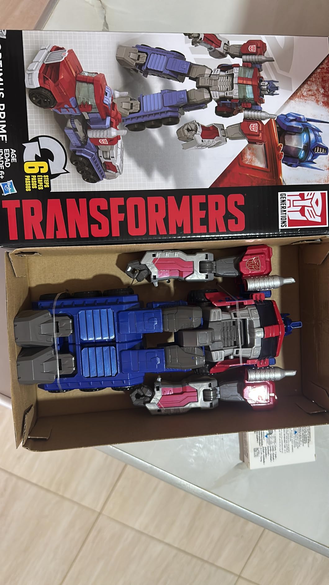 Transformers Toys Heroic Optimus Prime Action Figure - Timeless Large-Scale Figure, Changes into Toy Truck - Toys for Kids 6 and Up, 11-inch (Amazon Exclusive) - Customer Photo 1