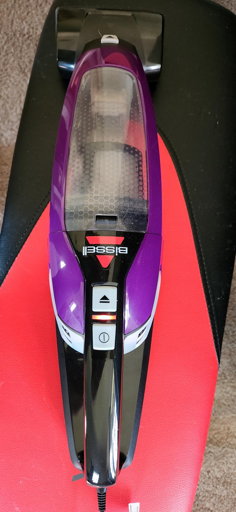 Pet Hair Eraser Cordless Hand Vacuum, Lithium Ion, Home, Auto, and Pet Vacuum, Easy-Empty Dirt Bin, Upholstery Tool, Brush Tool, and Crevice Tool Included, 2390A customer photo 2