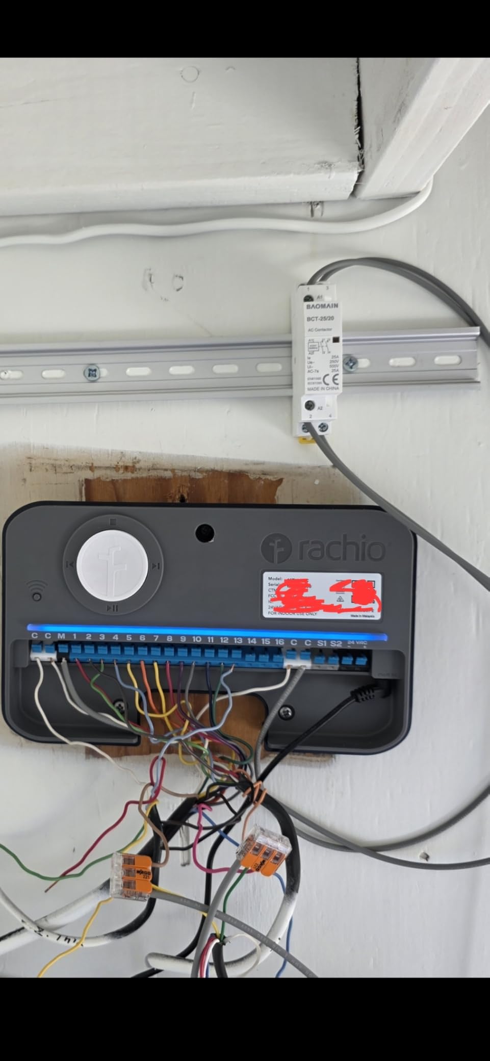 Rachio WiFi Smart Sprinkler Controller (8-Zone Irrigation Remote Control) – App-Based Scheduling, Local Weather Intelligence, Rain Skips, Easy DIY Install - Customer Photo 1