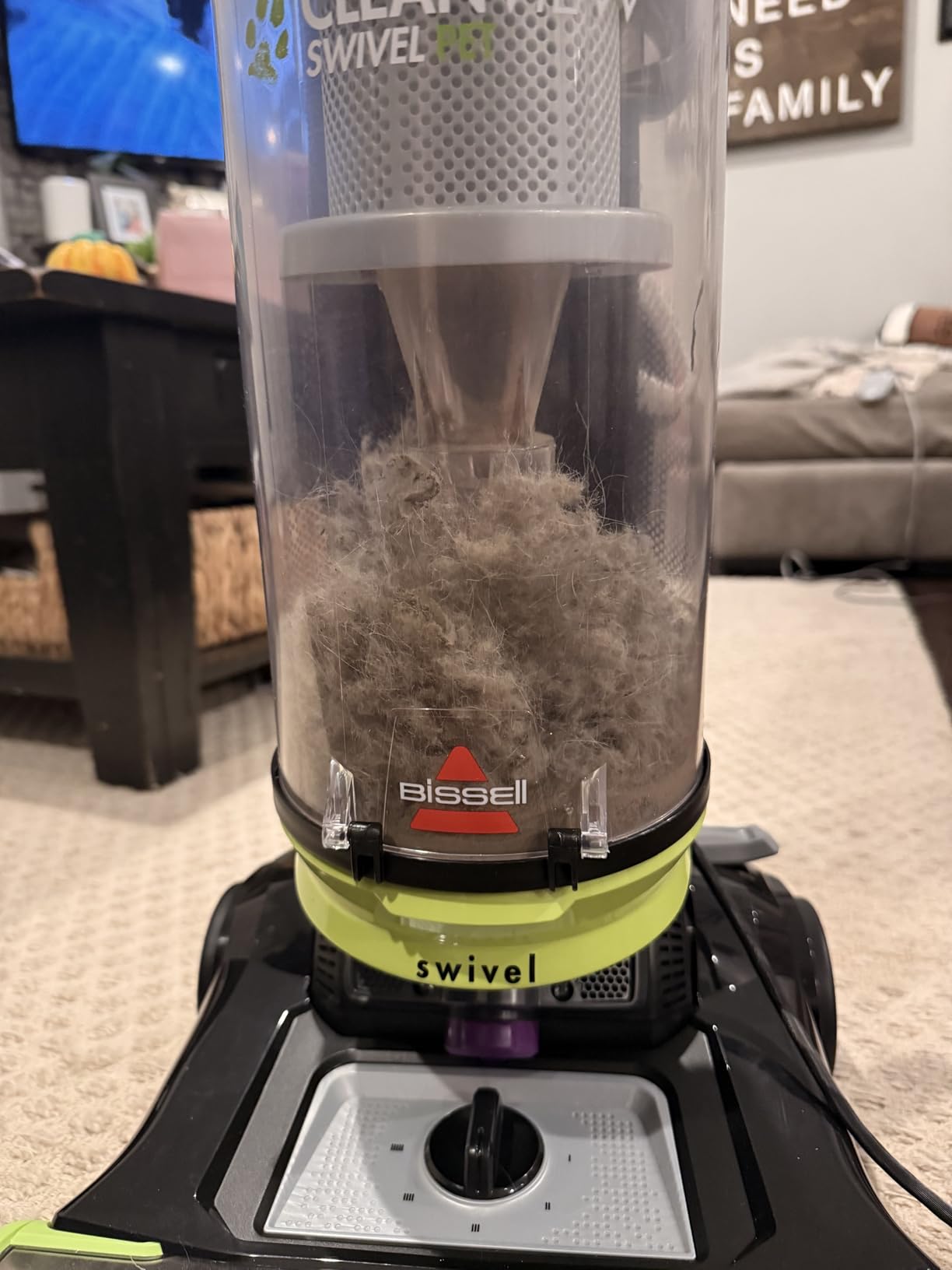 Bissell 2252 CleanView Swivel Upright Bagless Vacuum with Swivel Steering, Powerful Pet Hair Pick Up, Specialized Pet Tools, Large Capacity Dirt Tank, Easy Empty - Customer Photo 1