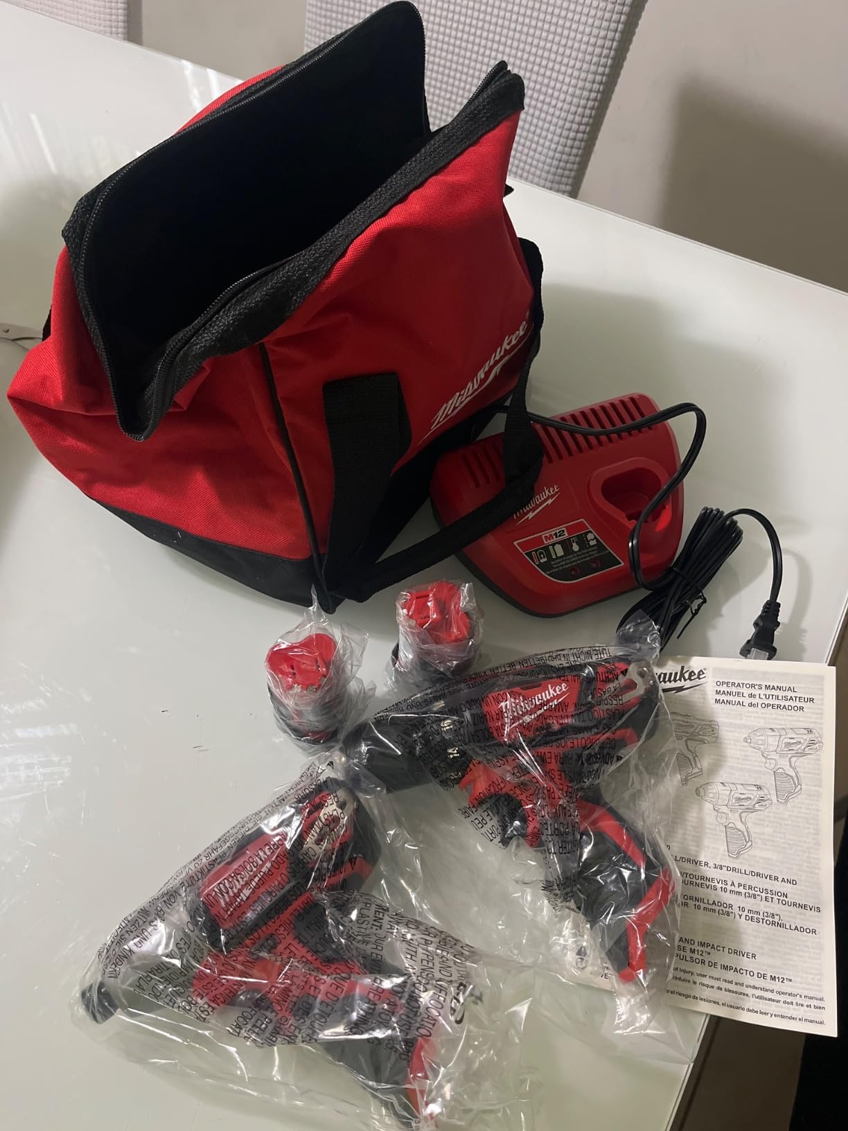 Milwaukee M12 Drill/Impact Combo Kit - Milwaukee 2494-22 Customer Review Milwaukee M12 Drill/Impact Combo Kit - Milwaukee 2494-22 - Customer Photo 2