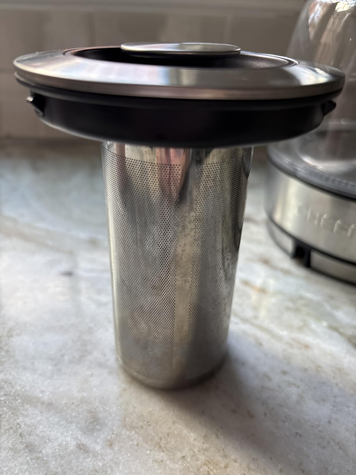 Chefman Electric Kettle with Temperature Control, 5 Presets LED Indicator Lights, Removable Tea Infuser, Glass Tea Kettle & Hot Water Boiler, 360° Swivel Base, BPA Free, Stainless Steel, 1.8 Liters Customer Review Chefman Electric Kettle with Temperature Control, 5 Presets LED Indicator Lights, Removable Tea Infuser, Glass Tea Kettle & Hot Water Boiler, 360° Swivel Base, BPA Free, Stainless Steel, 1.8 Liters - Customer Photo 1