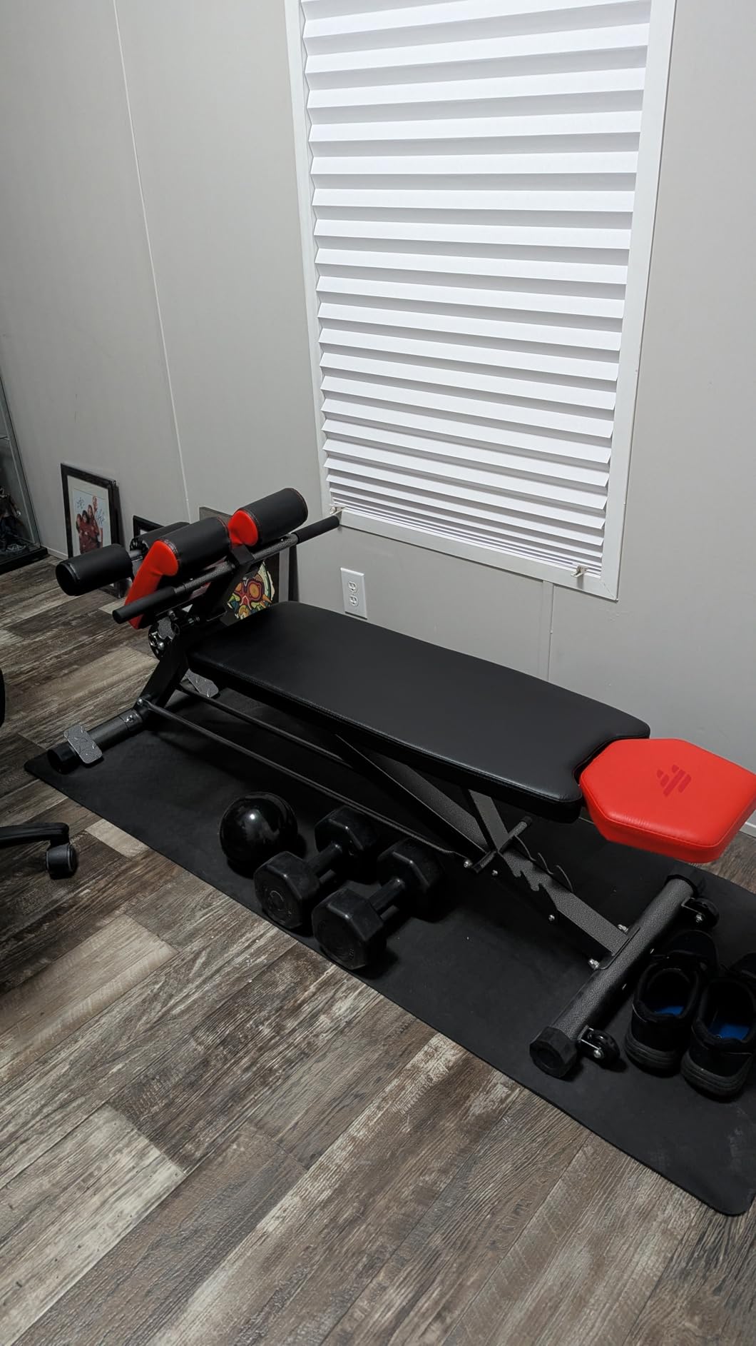 FF Finer Form Multi-Functional Weight Bench for Full All-in-One Body Workout – Adjustable Workout Bench Press for Home Gym, Fitness equipment for Back HyperExtension, Roman Chair Exercise, Sit up - Customer Photo 3