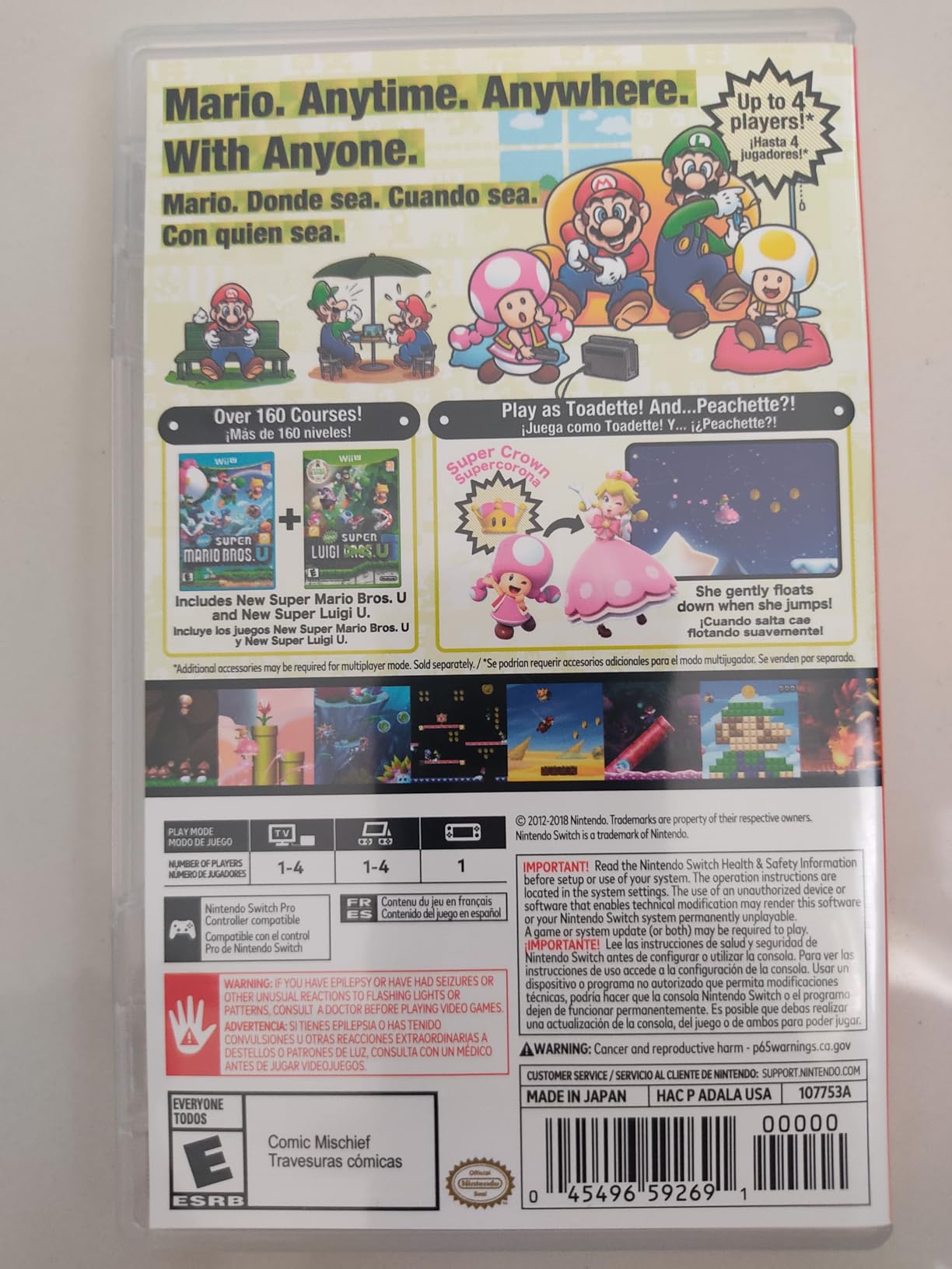 New Super Mario Bros. U Deluxe - US Version - Customer Photo 1