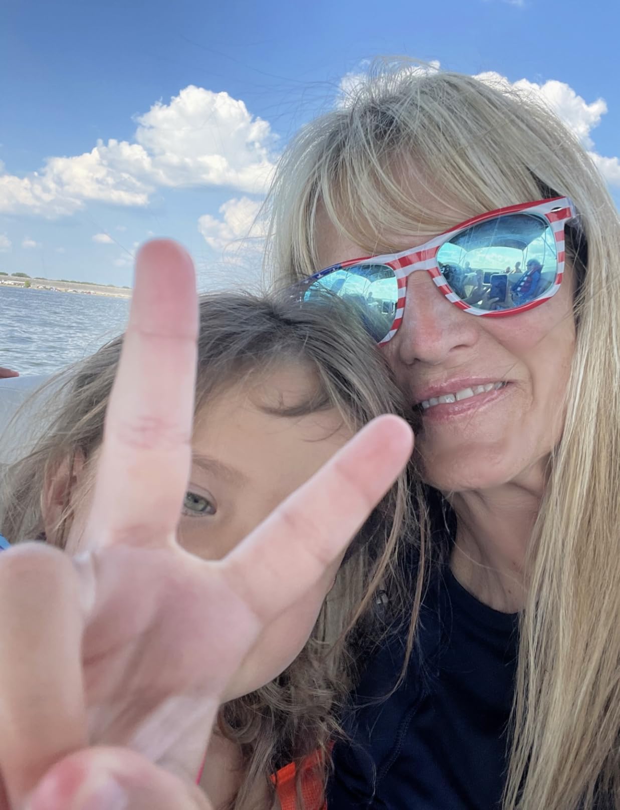 GLADVISION Polarized Classic Unisex American Flag USA Patriot Sunglasses - Customer Photo 5