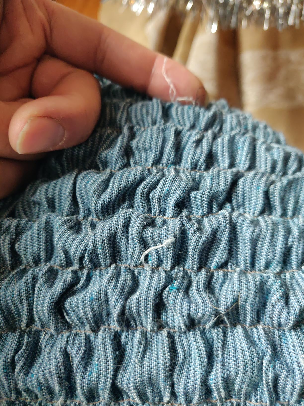 PAULATO BY GA.I.CO. Recliner Cover - Recliner Chair Cover - Recliner Slipcover - Cotton Fabric Slipcover - 1-Piece Form Fit Stretch Furniture Protector - Mille Righe - Brown (Recliner Cover) - Customer Photo 4