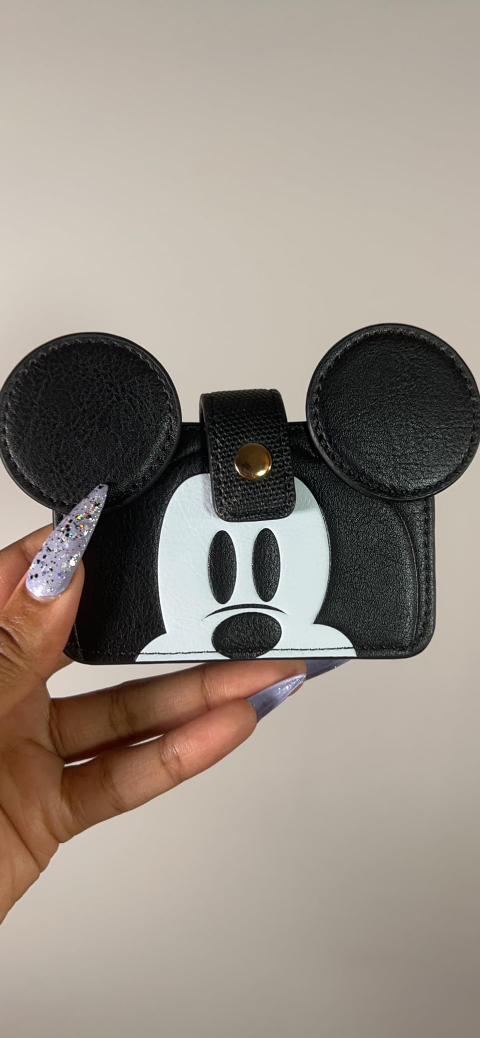 Disney Mickey Mouse Leather Snap Wallet - Customer Photo 1