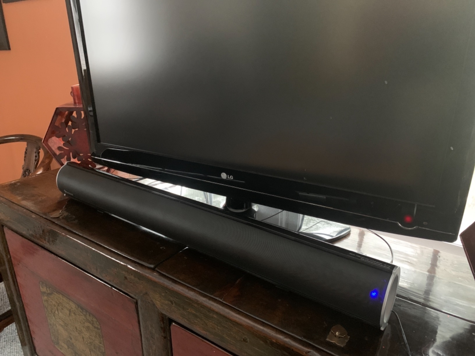 Wohome 2.2 Sound Bar for TV with Built-in Subwoofers, 32 Inches Detachable Soundbar Speaker, Bluetooth 5.3/Optical/AUX/USB Connection (Black) Customer Review Wohome 2.2 Sound Bar for TV with Built-in Subwoofers, 32 Inches Detachable Soundbar Speaker, Bluetooth 5.3/Optical/AUX/USB Connection (Black) - Customer Photo 5