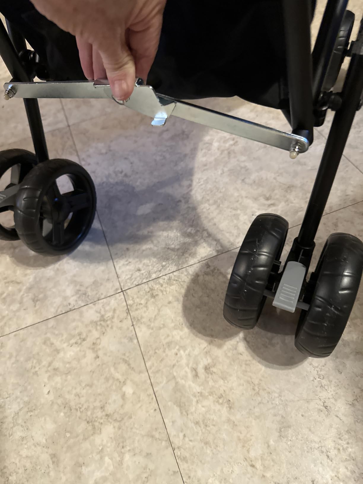 Ingenuity 3D Mini Convenience Stroller – Lightweight Stroller with Compact Fold, Multi-Position Recline, Canopy with Pop Out Sun Visor and More – Umbrella Stroller for Travel and More, Gray - Customer Photo 1