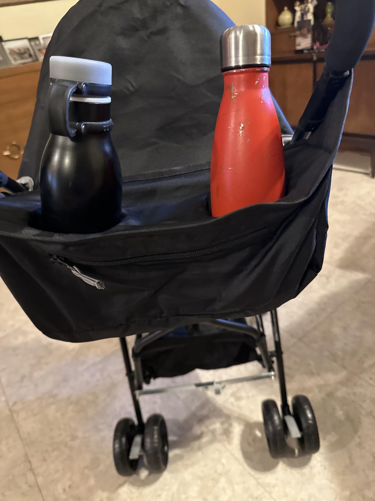 Ingenuity 3D Mini Convenience Stroller – Lightweight Stroller with Compact Fold, Multi-Position Recline, Canopy with Pop Out Sun Visor and More – Umbrella Stroller for Travel and More, Gray - Customer Photo 2