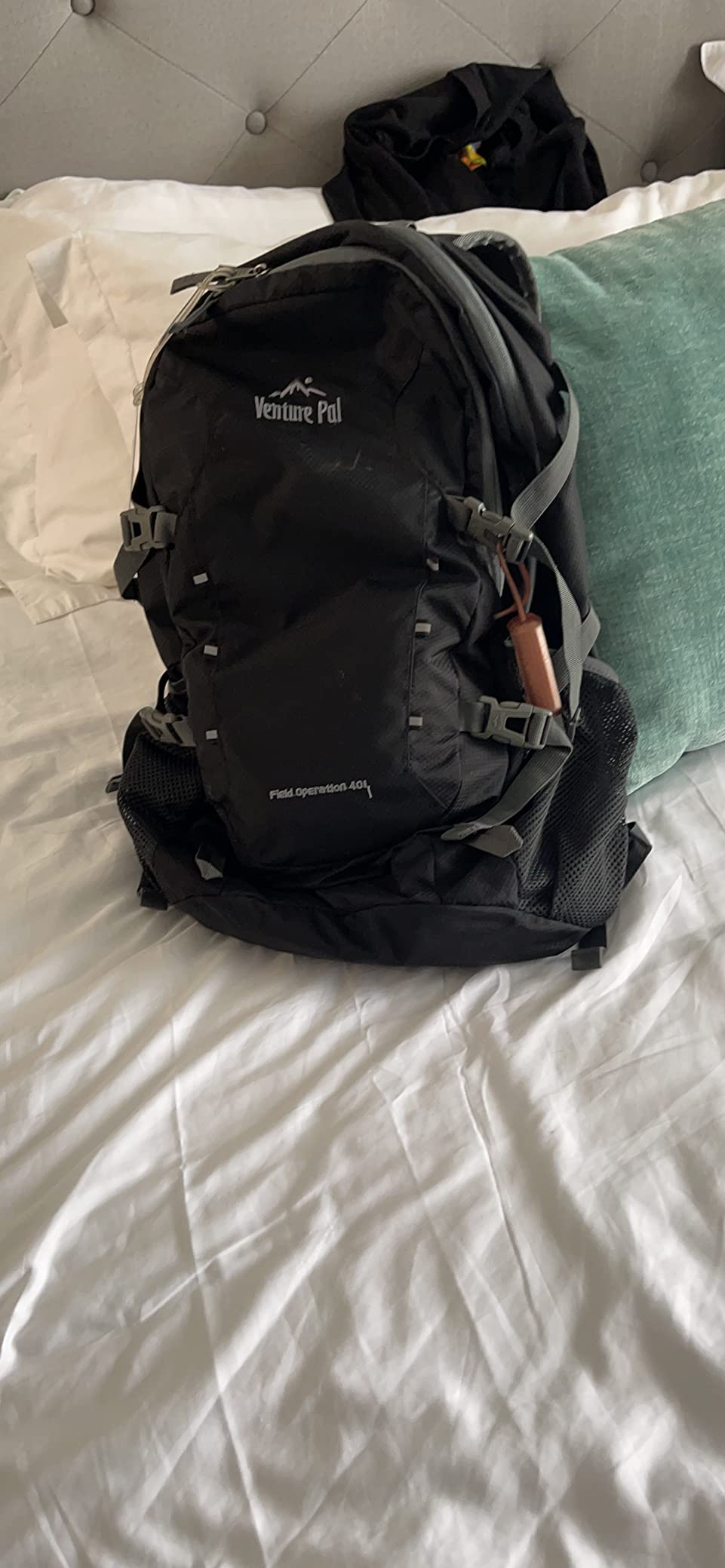 Venture Pal 40L Lightweight Packable Travel Hiking Backpack Daypack-Black - Customer Photo 1