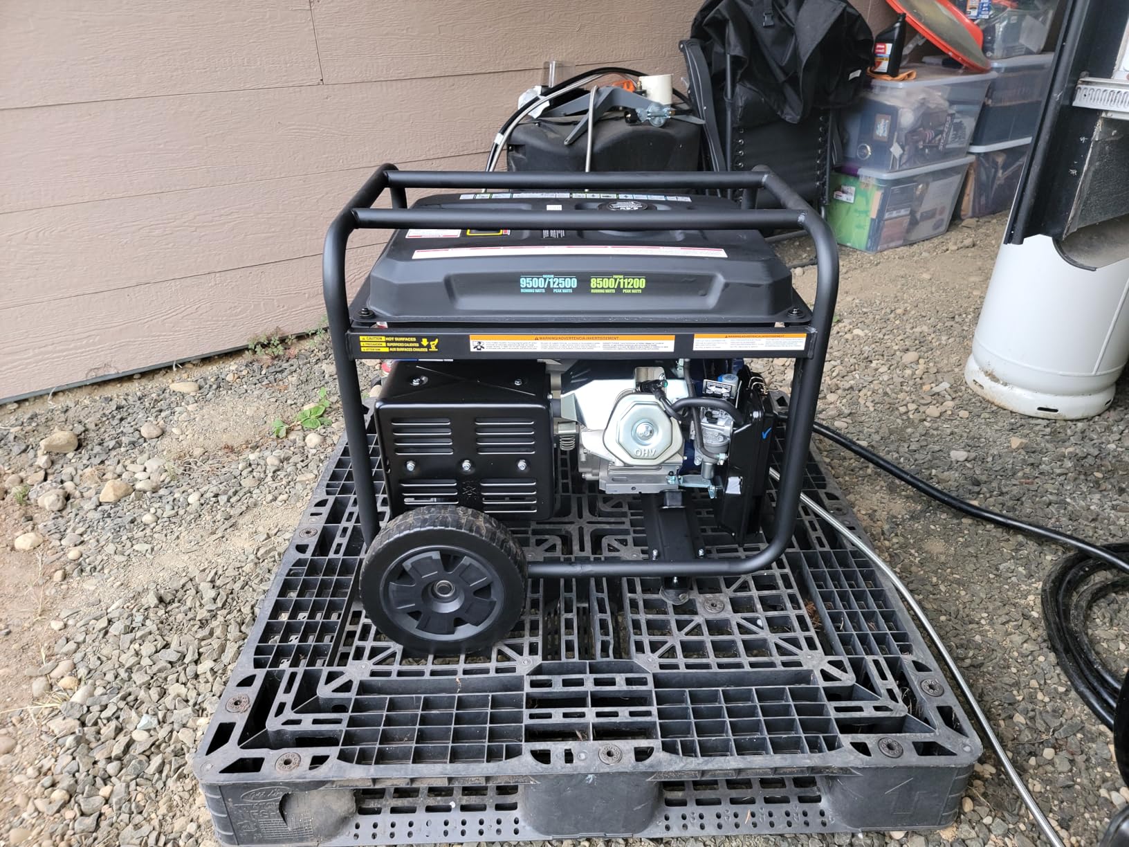 Westinghouse 12500 Watt Dual Fuel Home Backup Portable Generator, Remote Electric Start, Transfer Switch Ready, Gas and Propane Powered customer photo 2