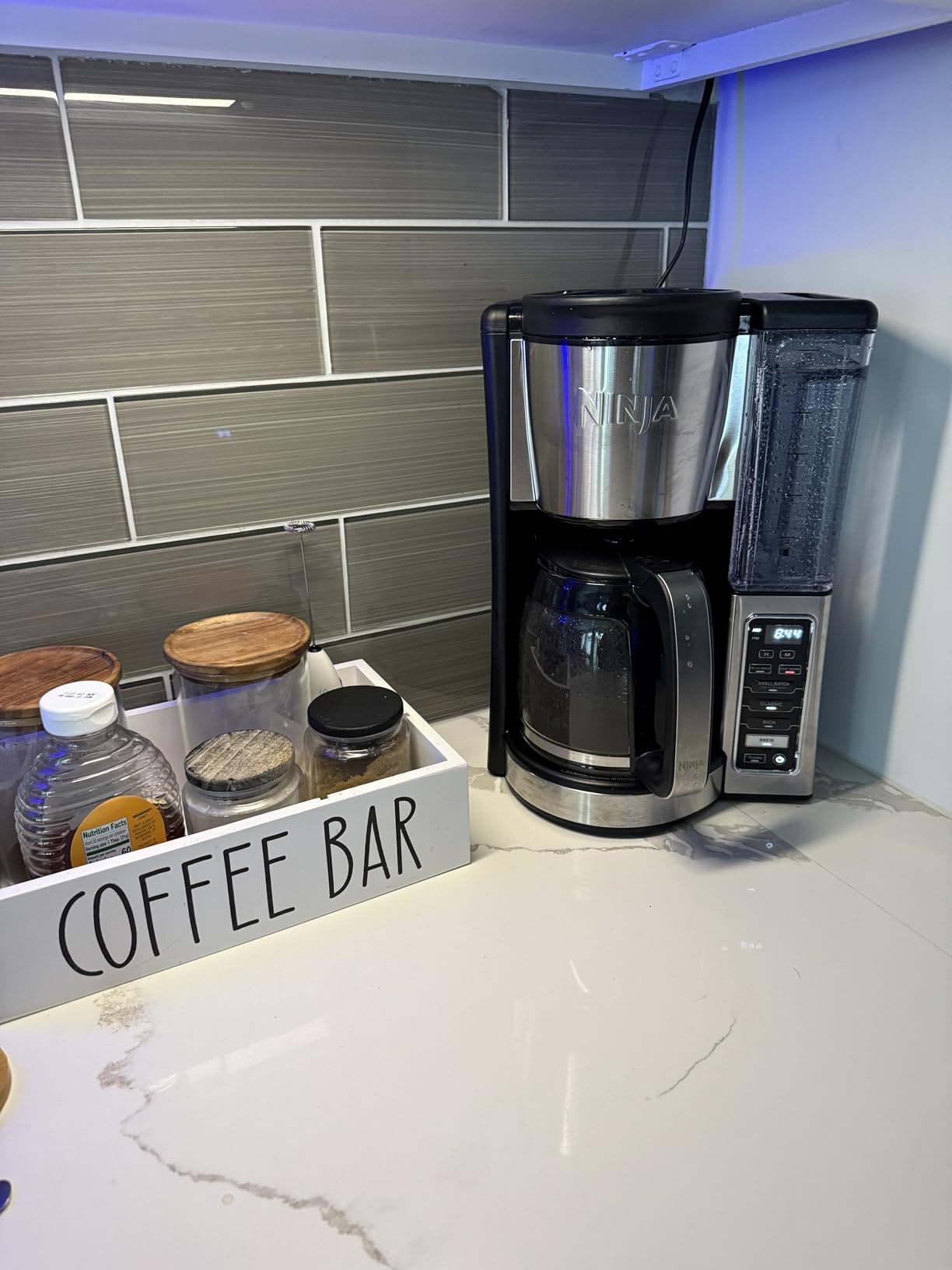 Ninja 12-Cup Programmable Coffee Brewer, 2 Brew Styles, Adjustable Warm Plate, 60oz Water Reservoir, Delay Brew - Black/Stainless Steel customer photo 2