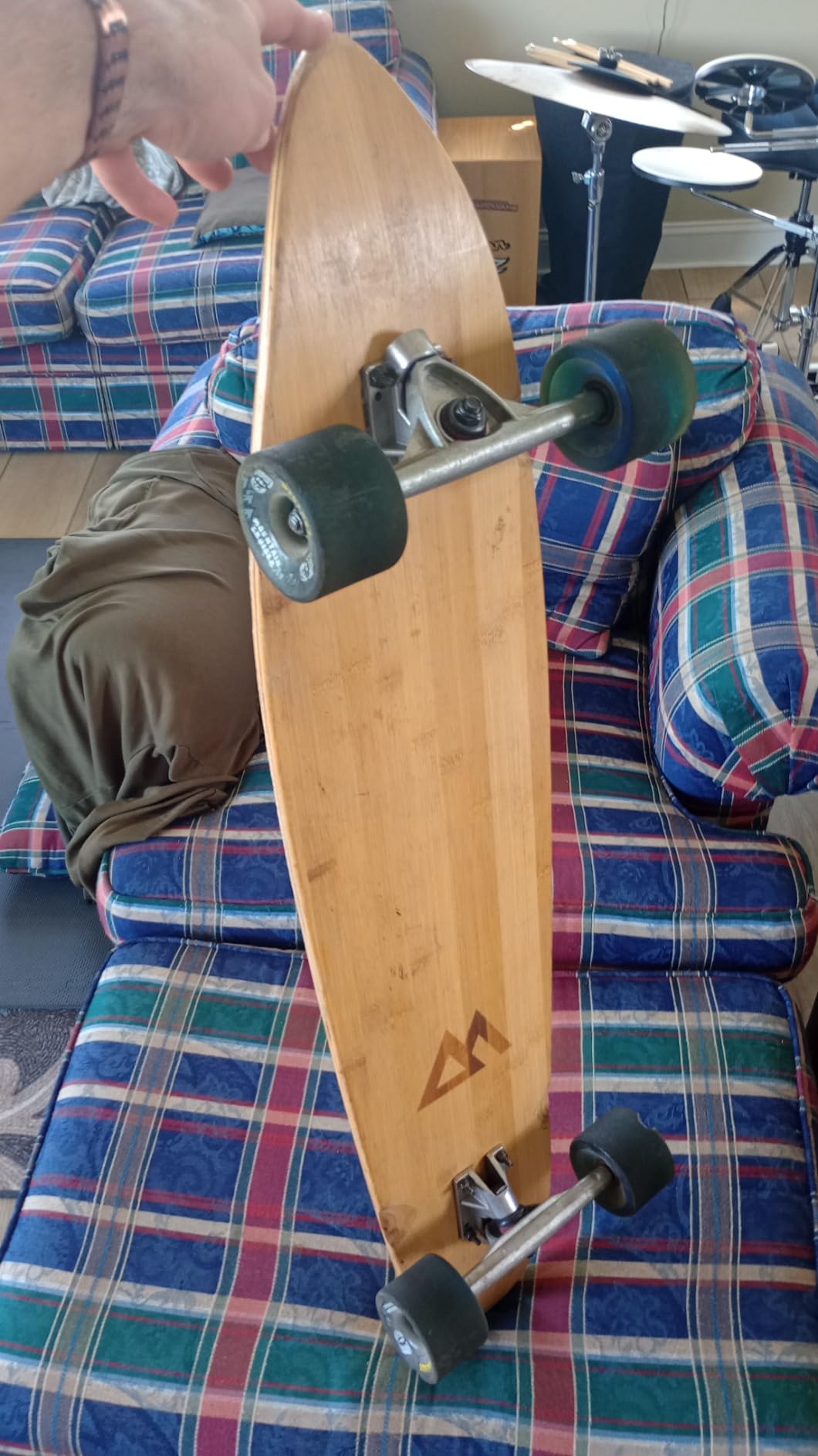 Magneto 44 inch Kicktail Cruiser Longboard Skateboard | Bamboo and Hard Maple Deck | Made for Adults, Teens, and Kids customer photo 1