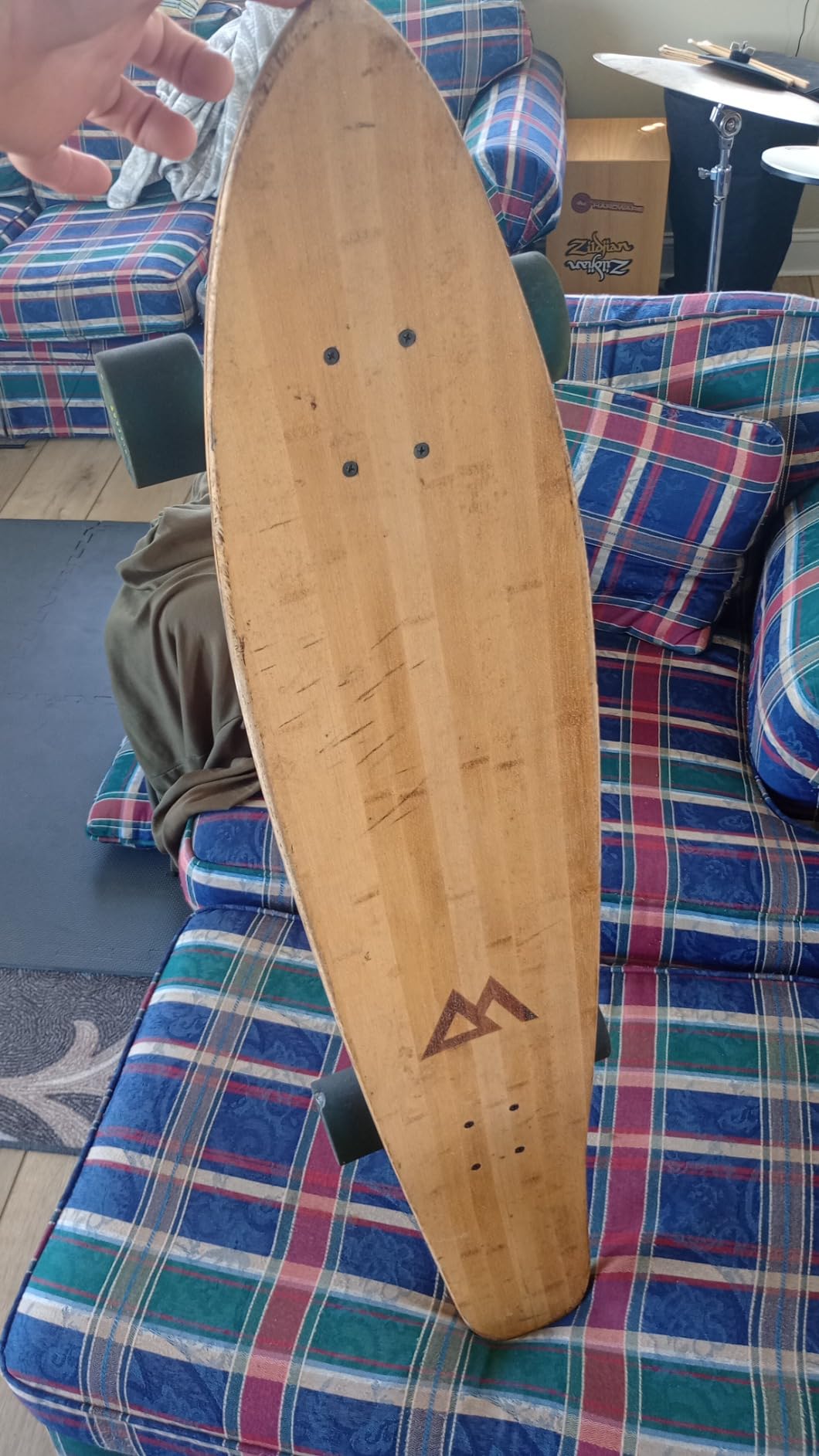 Magneto 44 inch Kicktail Cruiser Longboard Skateboard | Bamboo and Hard Maple Deck | Made for Adults, Teens, and Kids customer photo 2