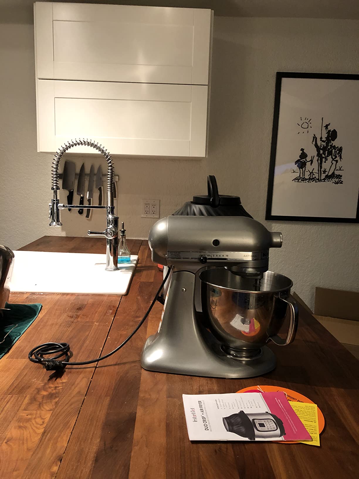 Instant Pot Duo Crisp 11-in-1 Air Fryer and Electric Pressure Cooker Combo with Multicooker Lids that Fries, Steams, Slow Cooks, Dehydrates,Free App With Over 800 Recipes, Black/Stainless Steel, 8QT - Customer Photo 4