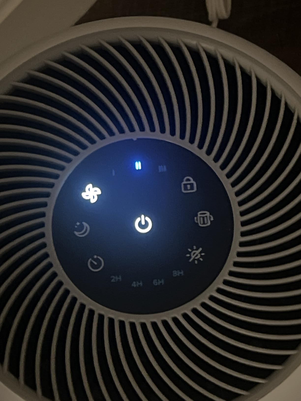 LEVOIT Air Purifier for Home Allergies Pet Hair in Bedroom, Covers Up to 1073 ft² by 56W High Torque Motor, AHAM VERIFIDE, 3-in-1 Filter with HEPA Sleep Mode, Remove Dust Smoke Odor, Core300-P, White - Customer Photo 5