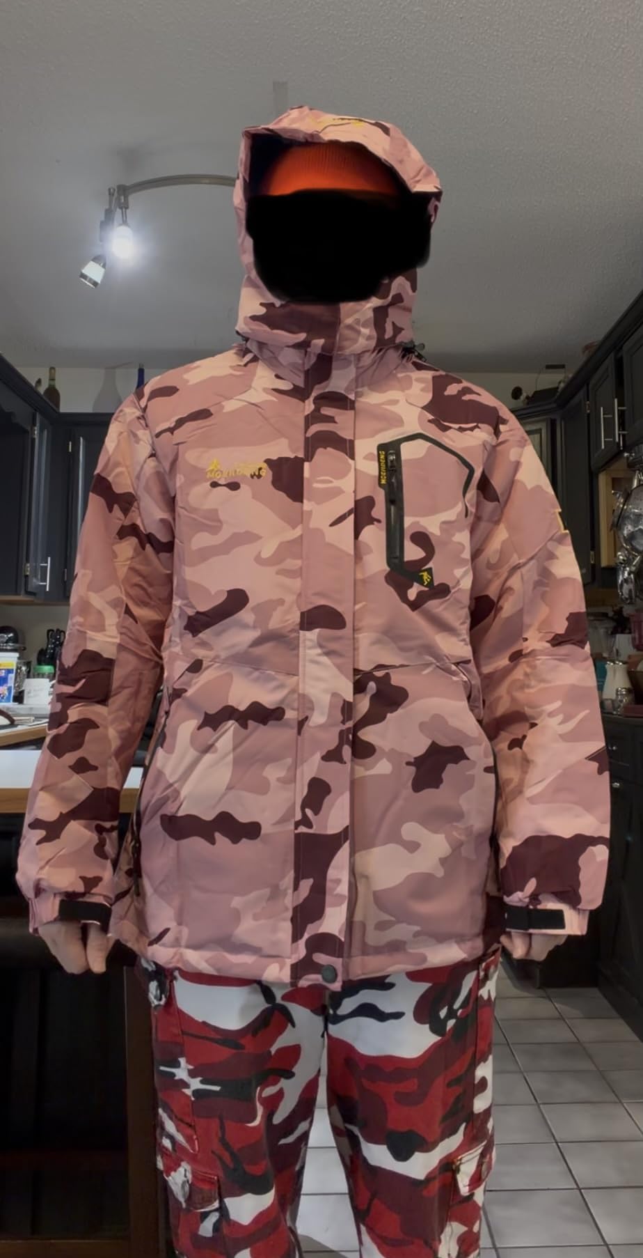 MOERDENG Women's Waterproof Ski Jacket Warm Winter Snow Coat Mountain Windbreaker Hooded Raincoat Jacket - Customer Photo 1