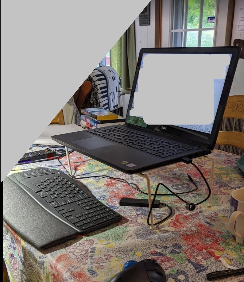 Logitech ERGO K860 Wireless Ergonomic Keyboard - Split Keyboard, Wrist Rest, Natural Typing, Stain-Resistant Fabric, Bluetooth and USB Connectivity, Compatible with Windows/Mac, Black - Customer Photo 2