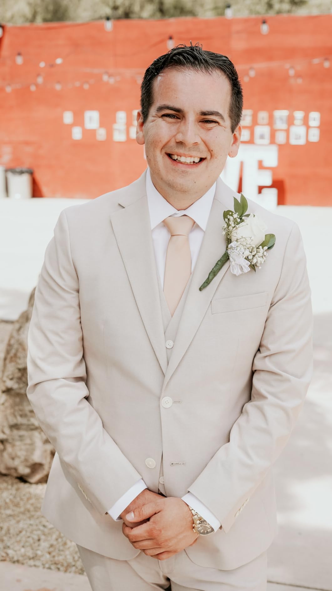 RBOCOTT Solid Color Tie Formal Necktie for Men - Customer Photo 3