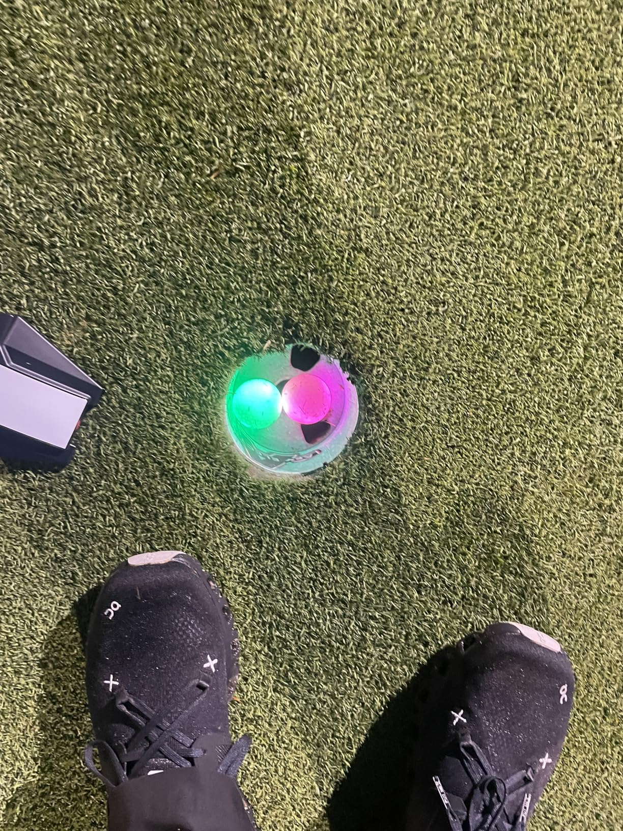 THIODOON Glow in The Dark Golf Balls Light up Night Led Golf Balls - Customer Photo 1