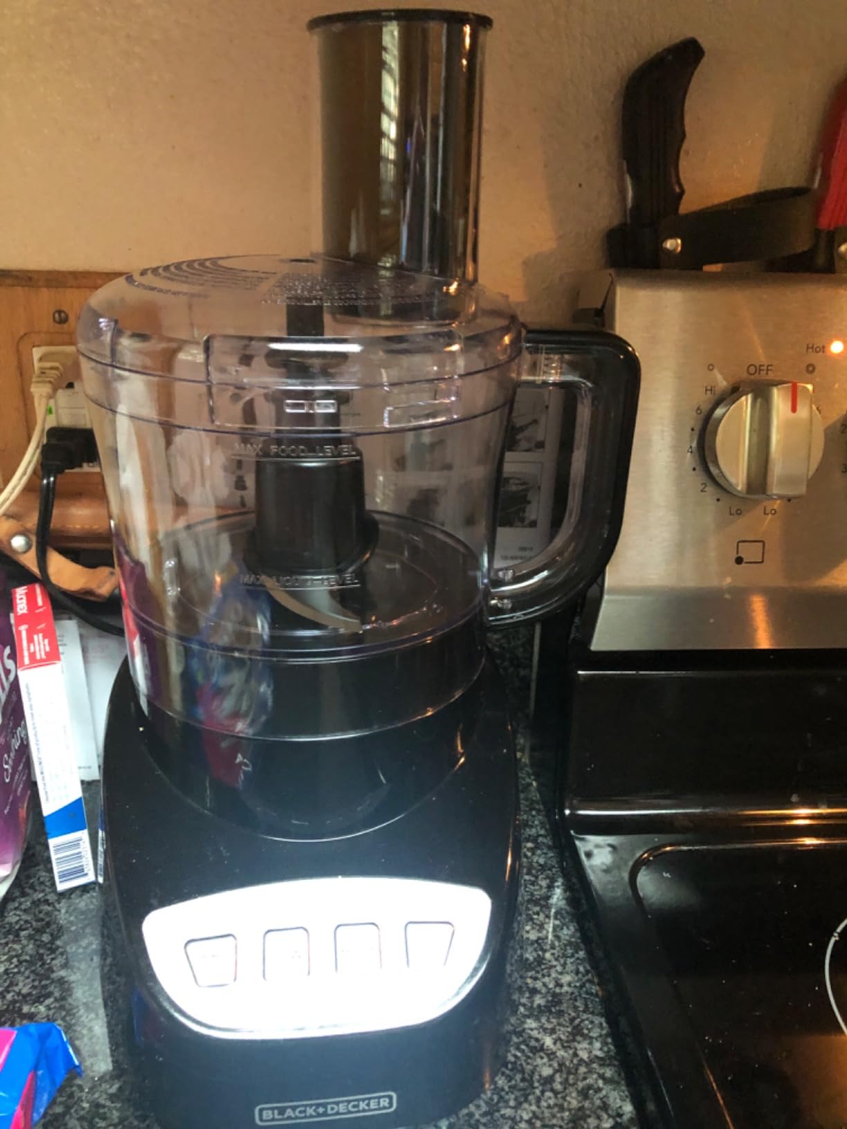 BLACK+DECKER 8-Cup Food Processor, Easy Assembly, Stainless Steel S-Blade, Shred, Slice, Chop, Puree, 450W Motor Customer Review BLACK+DECKER 8-Cup Food Processor, Easy Assembly, Stainless Steel S-Blade, Shred, Slice, Chop, Puree, 450W Motor - Customer Photo 2