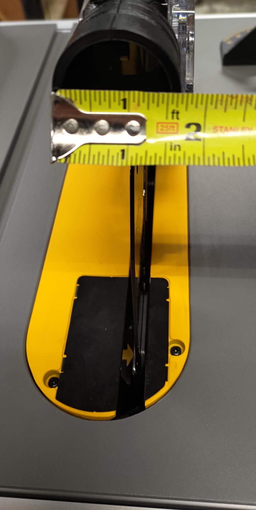 DEWALT 15 Amp 8-1/4 in. Compact Portable Jobsite Table Saw (DWE7485) Customer Review DEWALT 15 Amp 8-1/4 in. Compact Portable Jobsite Table Saw (DWE7485) - Customer Photo 3